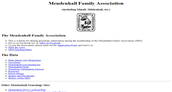 Desktop Screenshot of mendenhall.org