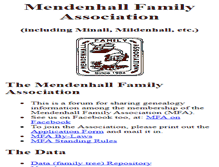 Tablet Screenshot of mendenhall.org